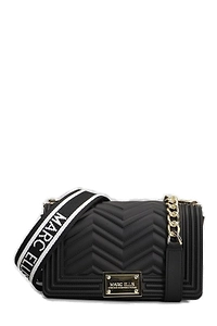Marc Ellis Logo Buckled Chain Linked Shoulder Bag