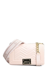 Logo Buckled Chain Linked Shoulder Bag