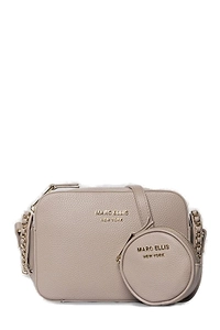 Marc Ellis Logo Detail Zip-Up Crossbody Bag
