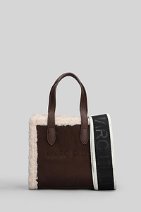 Marc Ellis Logo Embossed Top Handle Bag