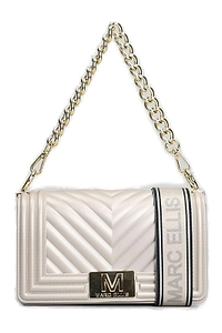 Marc Ellis Logo Plaque Chain Shoulder Bag