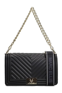 Marc Ellis Logo Plaque Chain Shoulder Bag