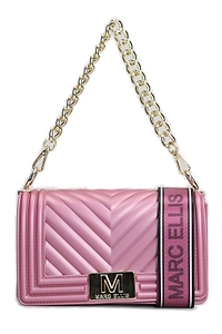 Marc Ellis Logo Plaque Chain Shoulder Bag