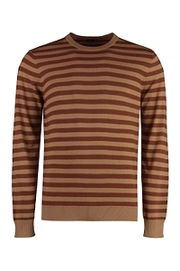 Malo Striped Cashmere Knitted Sweater