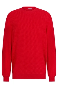 Malo Textured Knit Crewneck Sweater