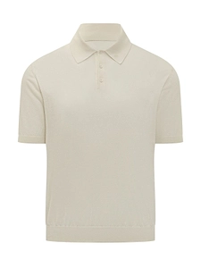 Malo Three-Button Knit Polo Shirt