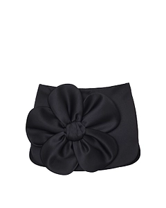 Marc Jacobs Satindaisy Floral Appliqué Mini Skirt