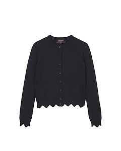 Marc Jacobs Scallop Hem Cardigan