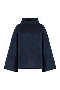 Turtleneck Wide Sleeve Jumper