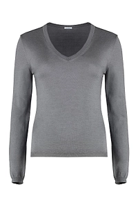 Malo V-Neck Knitted Sweater