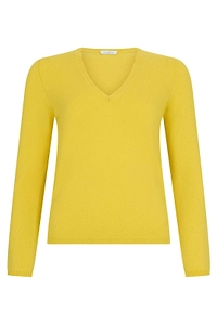 Malo V-Neck Long-Sleeve Knitted Sweater