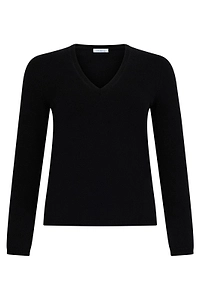 Malo V-Neck Long-Sleeve Knitted Sweater
