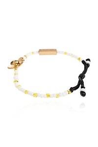 Beaded Floral Motif Bracelet