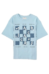 The Marc Jacobs Kids Check Print Logo T-Shirt