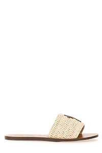 Manebí Palm Embellished Slide Sandals