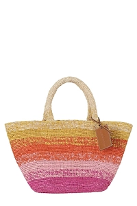 Panier Striped Shoulder Bag
