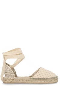 Manebí Studded Ankle-Tie Espadrilles