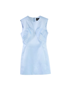 Seamed Up Satin Dress