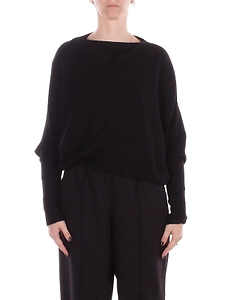 Manila Grace Boat Neck Open Shoulder Jumper