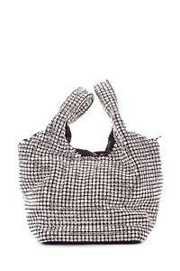 All-Over Embellished Mini Shopper Bag