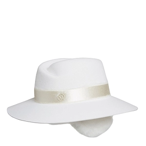 Maison Michel Logo Plaque Hat