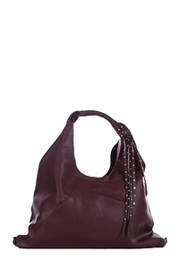 Manila Grace Fringes And Studs Sac Bag