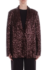 Manila Grace Embellished Single-Breasted Jacket
