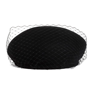 Logo Plaque Pull-On Beret