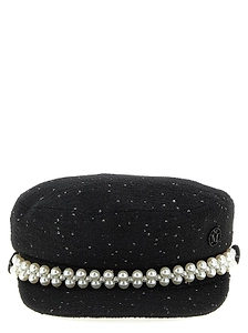 Maison Michel Pearl Embellished New Abby Sailor Hat