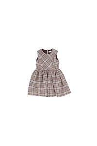 Manila Grace Kids Checked Sleeveless Dress