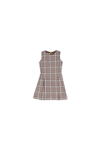 Manila Grace Kids Checked Sleeveless Dress