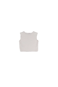 Manila Grace Kids Logo Embossed Tank Top