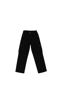 Manila Grace Kids Logo Patch Trousers