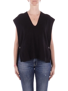 Manila Grace V-Neck Knitted Jumper