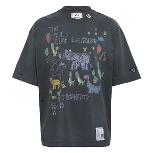 Maison Mihara Yasuhiro Kids Doodle Printed T-Shirt