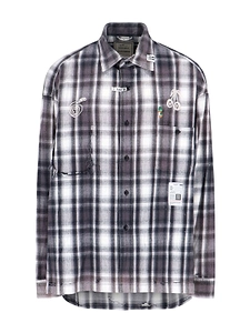 Maison Mihara Yasuhiro Vintage Like Straight Hem Check Shirt