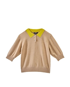 Marc Jacobs Trompe L'oeil Knit Polo Shirt