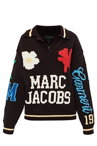 Marc Jacobs Varsity Knit Polo Shirt