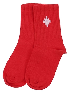 Marcelo Burlon County Of Milan Kids Logo Mid Socks