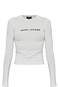 Marc Jacobs Logo Printed Long Sleeved T-Shirt