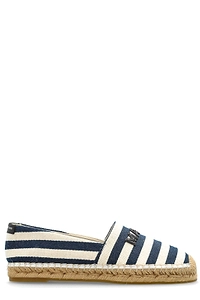 Marc Jacobs Logo Patch The Striped Espadrilles