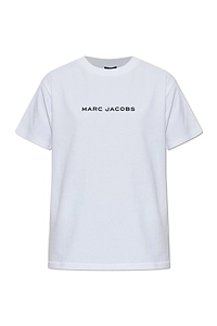 Marc Jacobs Logo Printed Oversized Crewneck T-Shirt