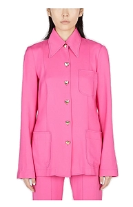 Marco Rambaldi Heart Button Long Sleeved Overshirt