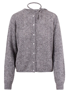 Marco Rambaldi Open-Knit Tie-Detailed Cardigan