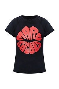 Marc Jacobs Marc Kiss Logo Shrunken T-Shirt