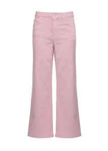 Emme Marella Straight-Fit Stretch Gabardine 5-Pocket Trousers