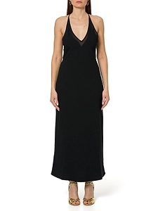 Mltribaldo Long Envers Satin Dress