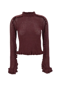 Mulino Ruffled Knitted Top