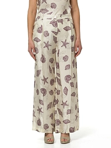 Marella Wide-Leg Satin Pants