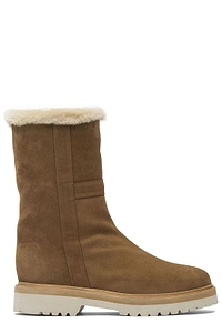 Maretto Shearling-Lined Low Boots